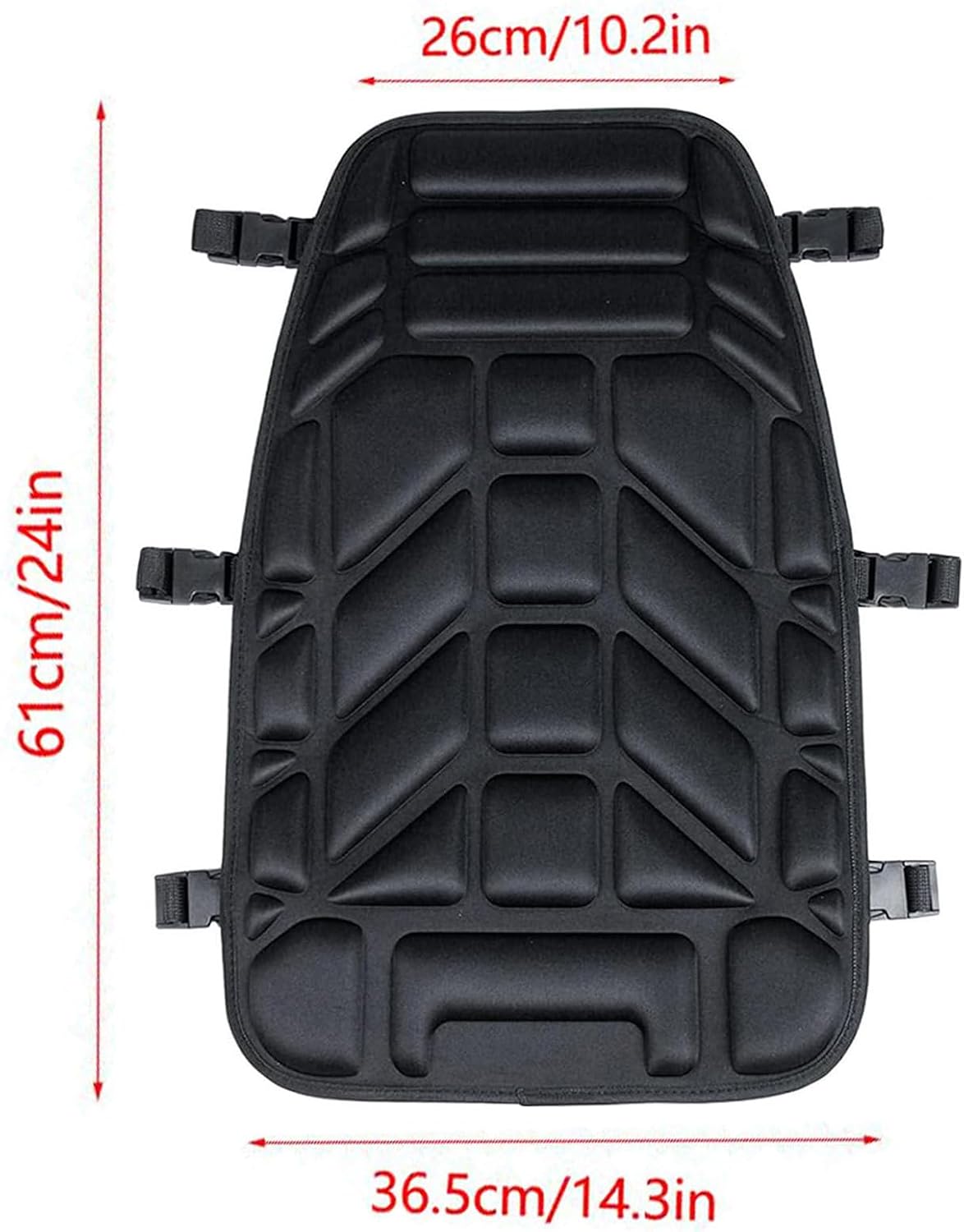 ATV Seat Cushion for Yamaha Grizzly 660 2004 2005 2006 2007 2008, Shock Absorbing Quad Bikes Seat Pad Protector, Thick Non Slip ATV Seat Cover Padded, Breathable Saddle Pad