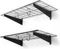 CAPHAUS 2-Pack Garage Shelving Wall Mounted 36x18 Inch, Heavy Duty Metal Wall