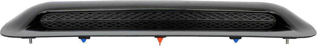 KUAFU Front Upper Hood Scoop Sport Hood Compatible with 2010-2022 Toyota 4Runner & 2012-2015 Toyota Tacoma Bulge Insert Upgrade Air Flow Scoop Kit Replacement for TO1231103 - Unpainted Black