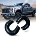 Tow Hook Covers Compatible with 2017 2018 2019 2020 2021 2022 2023 2024 2025 2026 Super Duty F250 F350 F450 Accessories - Upgrade Design, Silicone Rubber, Free Installation (Black)