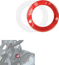 Aluminum Ignition Switch Key Hole Cover Ring Cap for Honda Monkey125 CT125 Trail 125 CB125R CB250R GB350/S, Motorcycle Ignition Key Switch Ring (Red)