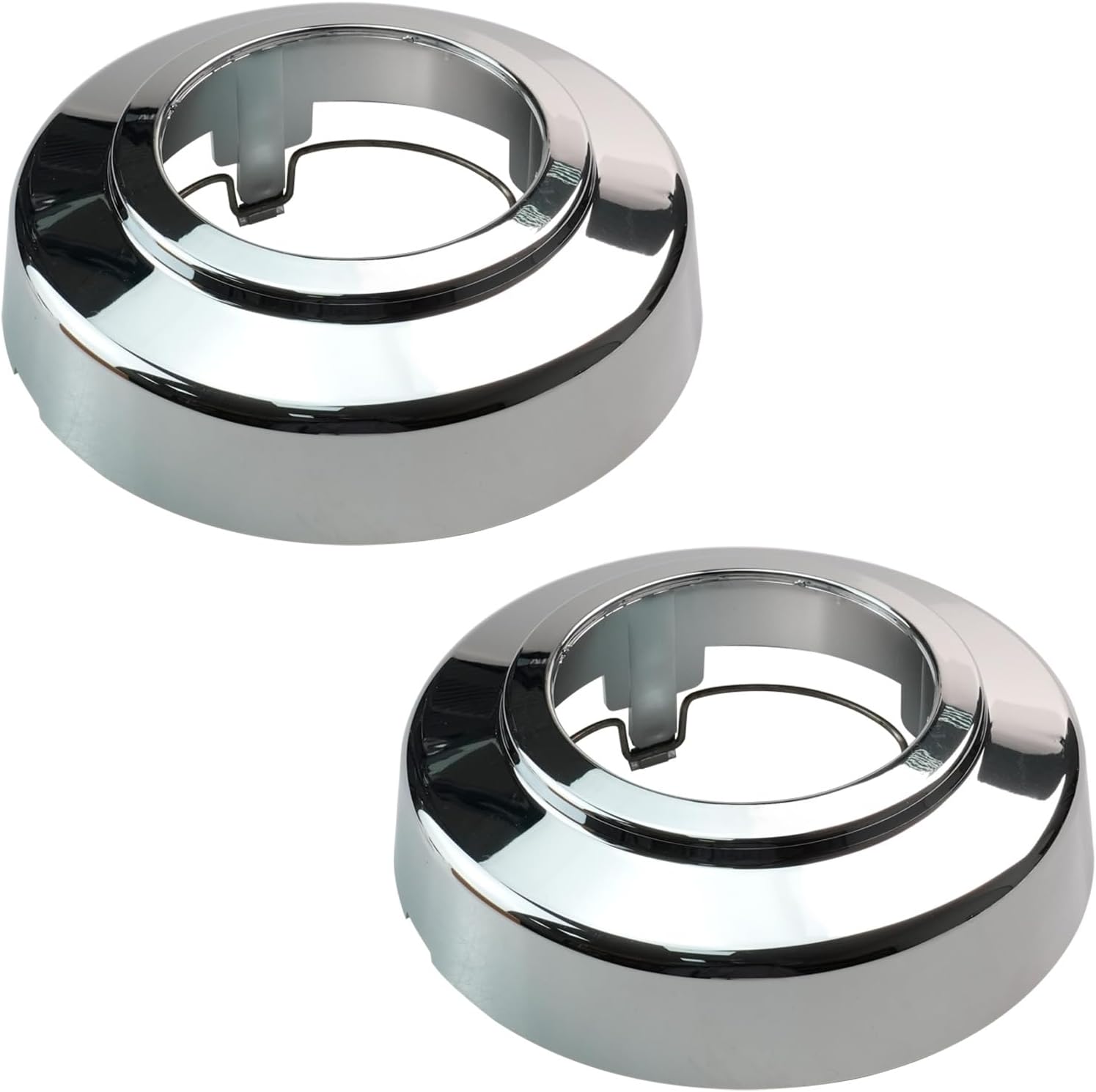 Wheel Center Caps for Ford F250 F350 Pickup Van E150 E250 E350 E450 F250 F350 4WD 1994-2008 Wheel Chrome Center Hub Caps Pair,Replaces C3140F4WD 3140F4WD 560-3140(2PCS)