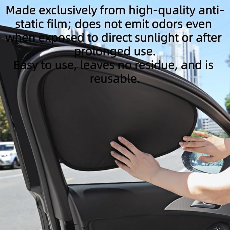 Car Side WindowCar Side Window Sun Shade for Honda Passport 2018-2021, Car Sunshade, Car Privacy Window Shade, Electrostatic Adsorption, UV Ray Protector, Glare Reflector