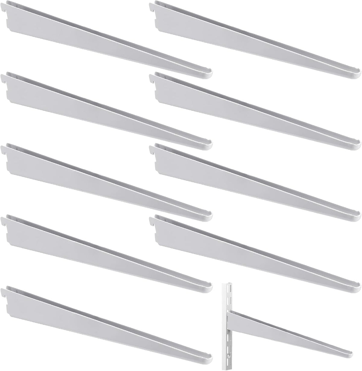 yalikop 10 pack adjustable shelf brackets for double, main product view