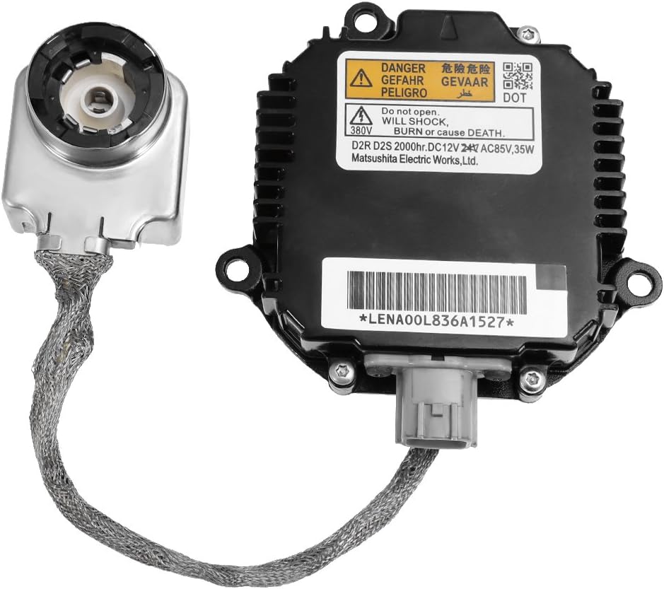 Anxingo 28474-89904 HID Headlight Ballast Control Unit Module kit Rplacement for Infiniti EX35 EX37 JX35 QX56 FX35 FX37 FX45 FX50 QX70 M35 M37 M45 M56 G35 G37 Nissan Maxima Murano 350Z 370Z