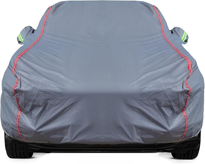 Breathable New Material, Waterproof Car Cover, Locks and Zipper Doors, by QUYDDC