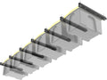 torack garage ceiling bin storage rack, overhead tote, main product view