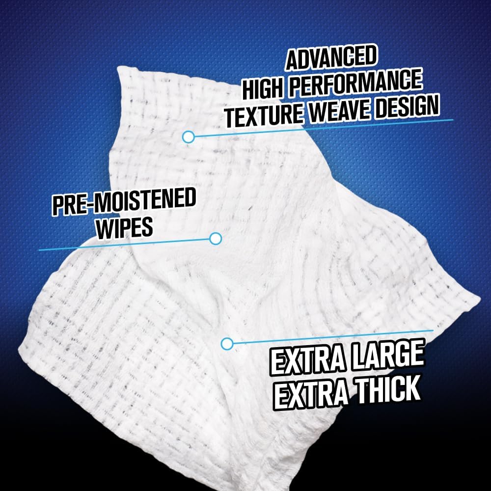 Chemical Guys Total Interior Cleaner & Protectant Canister Wipes, Great for Cars, Trucks, SUVs, RVs, & More (30 Ct) - PMWCSPI22030