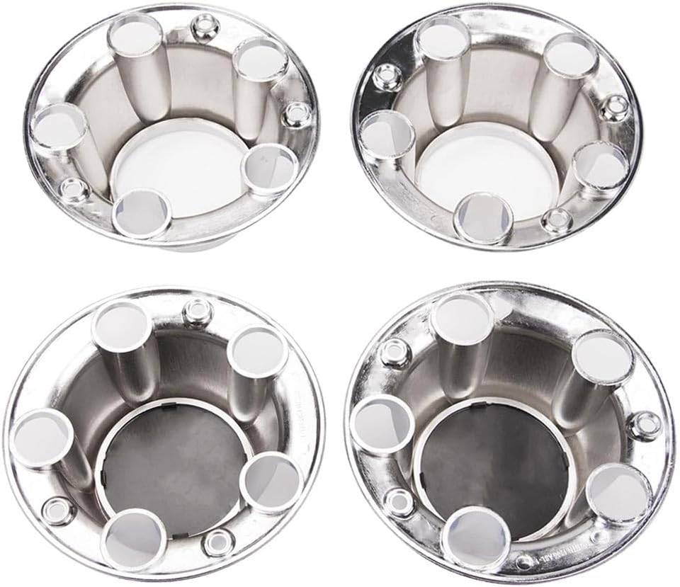 PIT66 Front & Rear Wheel Center Caps Compatible with Ford F150 1980-1996 4Pcs