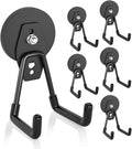 ENUODA Strong Magnetic Hooks 6 Pack Large Rare Earth Magnet Hooks Heavy Duty