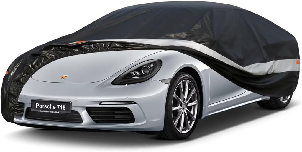 10 Layers Car Cover Custom Fit for Porsche 718, Waterproof All Weather for