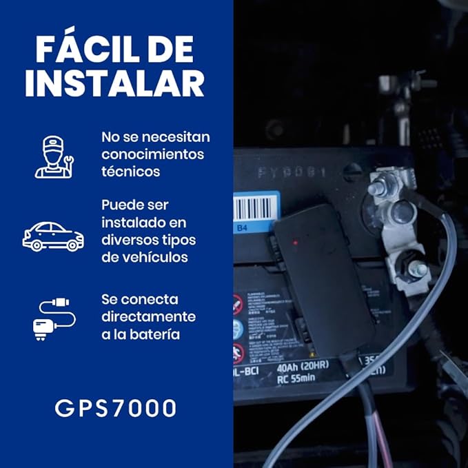 GPS7000-4G Hidden GPS Tracker for Vehicles | 2 Years of Service Included | Easy - Image 6