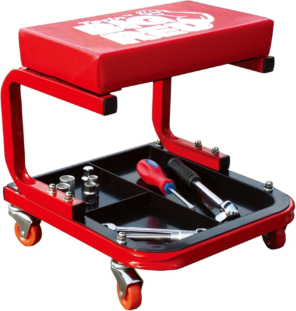 Torin Big RED TR6300-3 250lbs Red Rolling Automotive Creeper Garage/Shop Seat:
