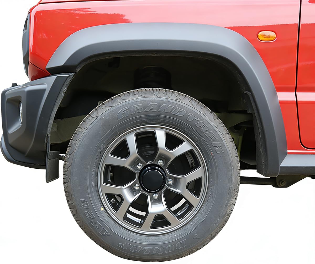 Wheel Center Cap Protector for Suzuki Jimny 2019-2026 JB64 JB74 3-Door 5-Door Wheel Hub Center Cover Caps Exterior Accessories, Black 4Pcs