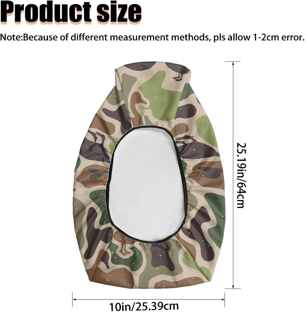 Camouflage Duck ATV Seat Cover Waterproof Soft 4-Wheeler Seat Cushion Covers Breathable Compatible with Most ATV for Sportsman, Rancher, Foreman, Scrambler
