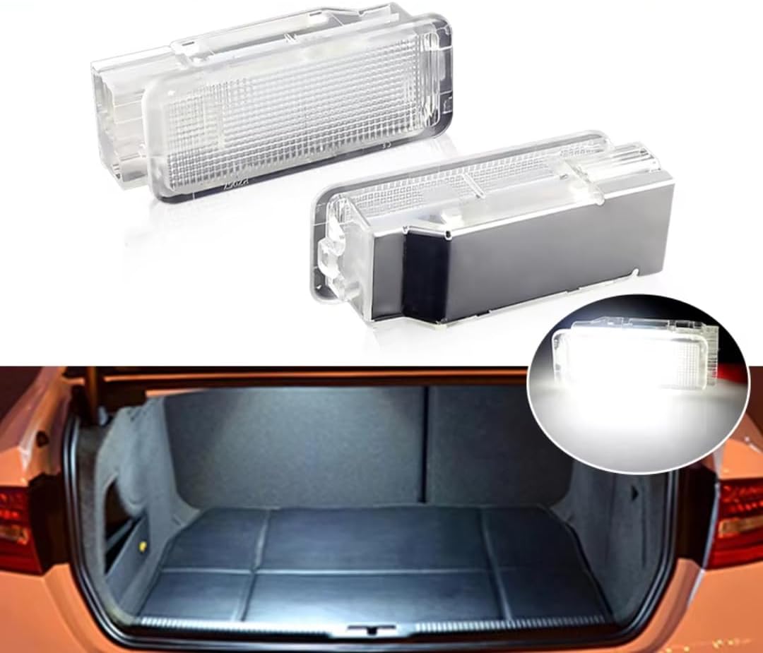 Car Trunk Light for Citroen C2 C3 C4 C5 C6 C8 DS3, for Peugeot 1007 207 306 308 5008 607 RCZ, Footwell Glove Box Trunk Interior Light