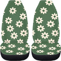 green groovy flower auto seat cover set 2, main product view