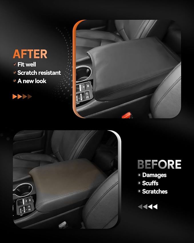 CDEFG for Honda Passport 2024-2025 2026 Center Console Cover Armrest Box Cover - Image 3