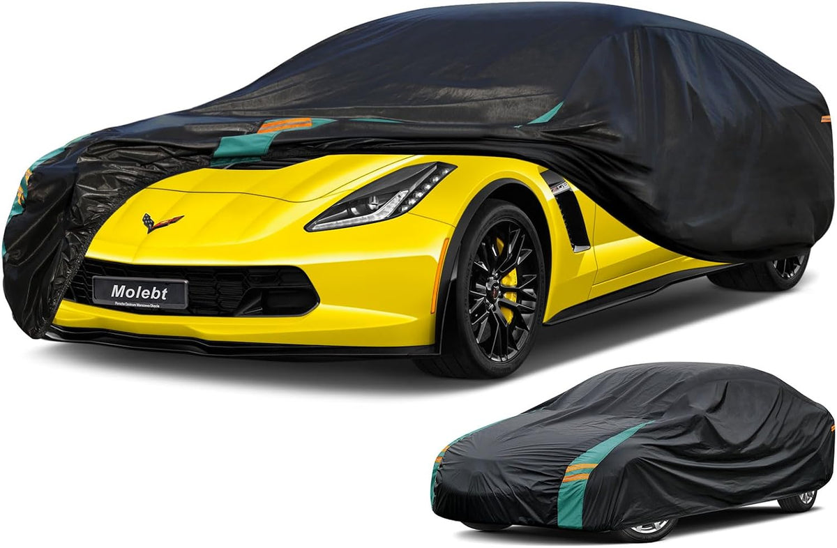 Coupe Car Cover Custom Fit for Chevrolet Corvette C4 C5 C6 C7 C8 Coupe