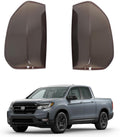 Rear Tail light Cover Compatible with Honda Ridgeline 2017-2025, Tail Brake Light Guard Cover Bezels, Reverse Tail Lamp Shell Shade, Smoked Headlight Protection Accessories, ABS