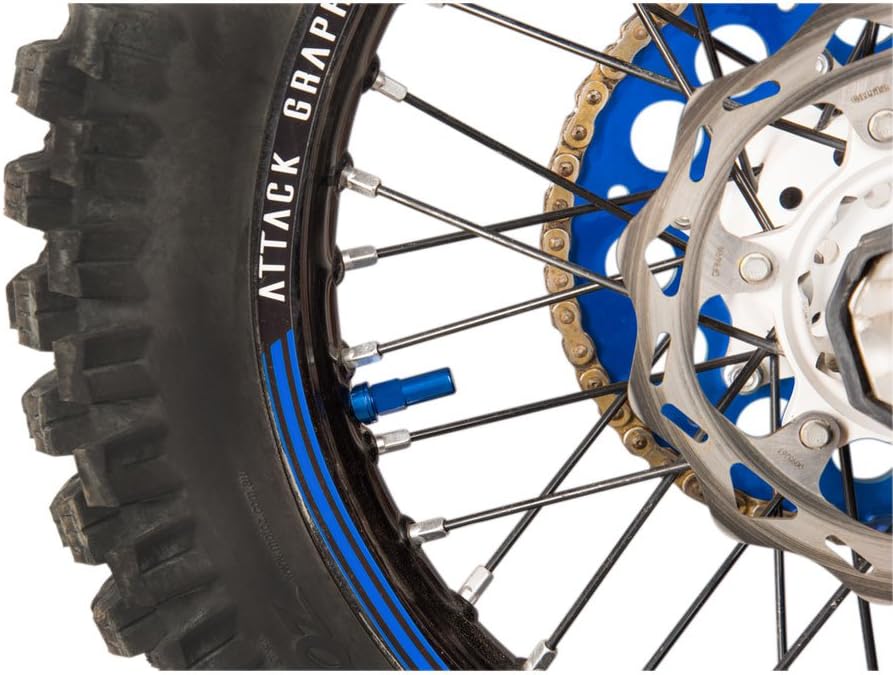 Tusk Rim Lock Nut/Spacer Kit Blue