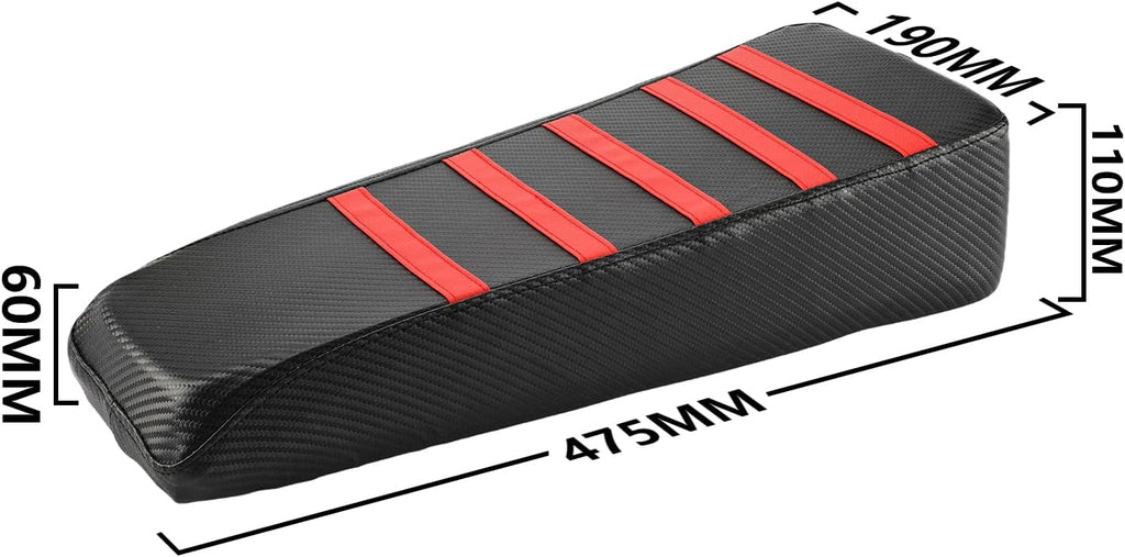 Mini Bike Seat Cover Cushion for Coleman CT200U CT200U-EX BT200X CT100U Mega Moto Trail 100cc 212cc 196cc Non-Slip Red