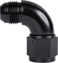 90 Degree 10AN Male to 10AN Female Swivel Full Flow Fitting Adapter Coupler by Podavelle