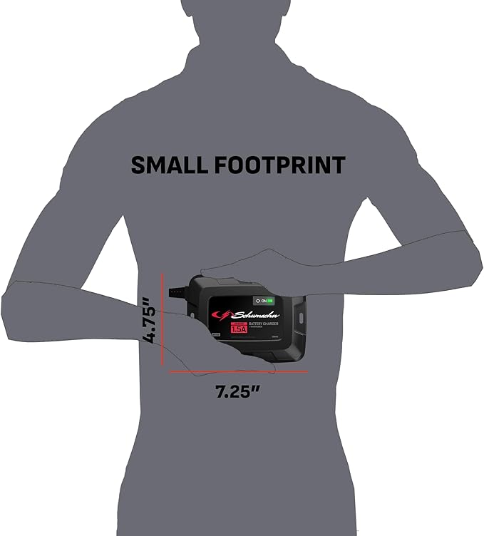 Schumacher Electric On-Board Battery Charger and Maintainer, 1.5 Amps, 6 Volt - Image 7