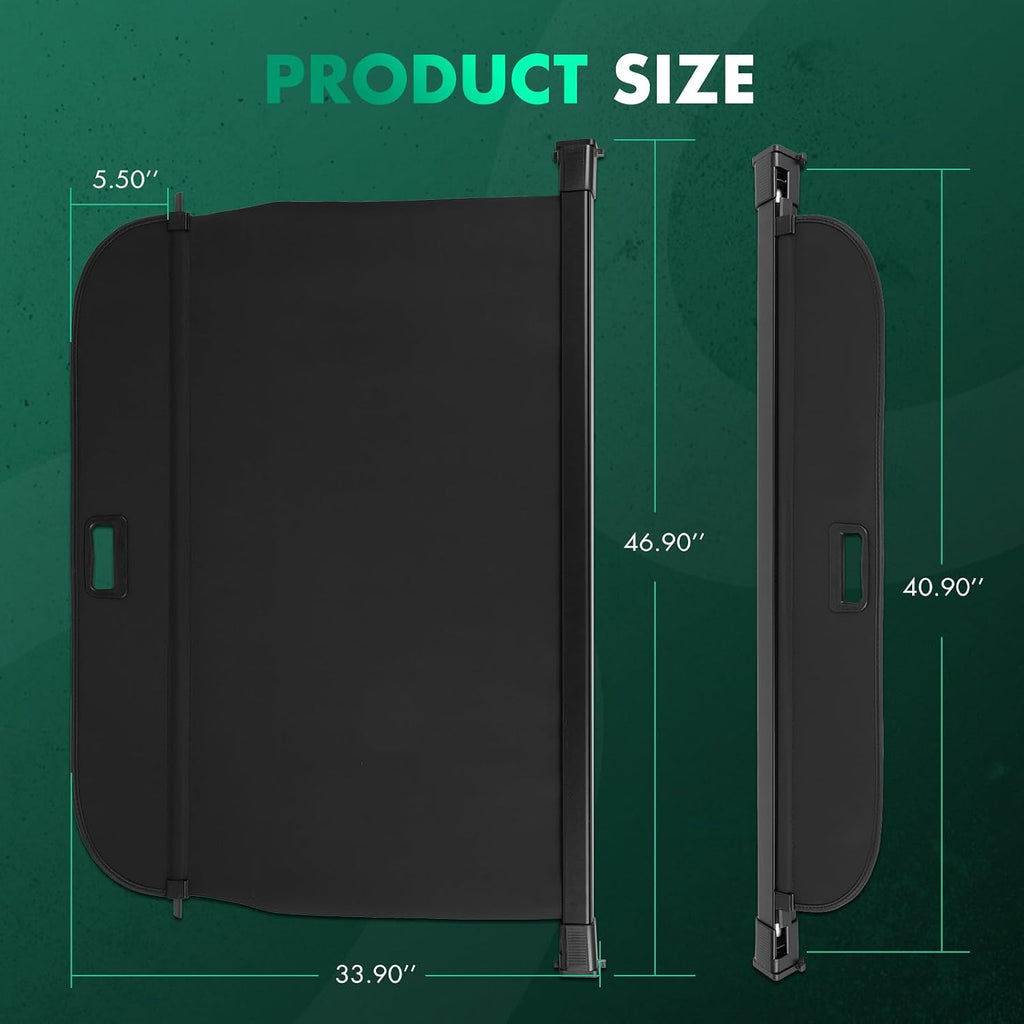 SCITOO Cargo Cover Shade 2018-2024 for Volvo V60 Accessories Retractable Trunk Shielding Shade Cargo Anti-Peeping Luggage Tonneau Cover Privacy Screen