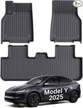Floor Mats Fit for Model Y 2026-2025 Juniper 5-Seat by WekerAuto