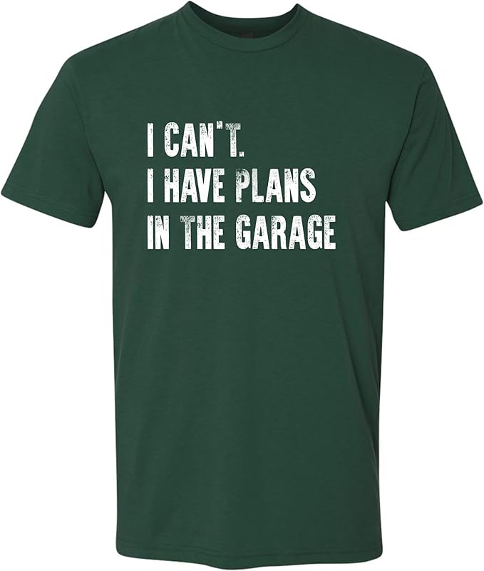 Go All Out Adult I Can't I Have Plans in The Garage Funny Dad Gift Deluxe Soft - Image 2