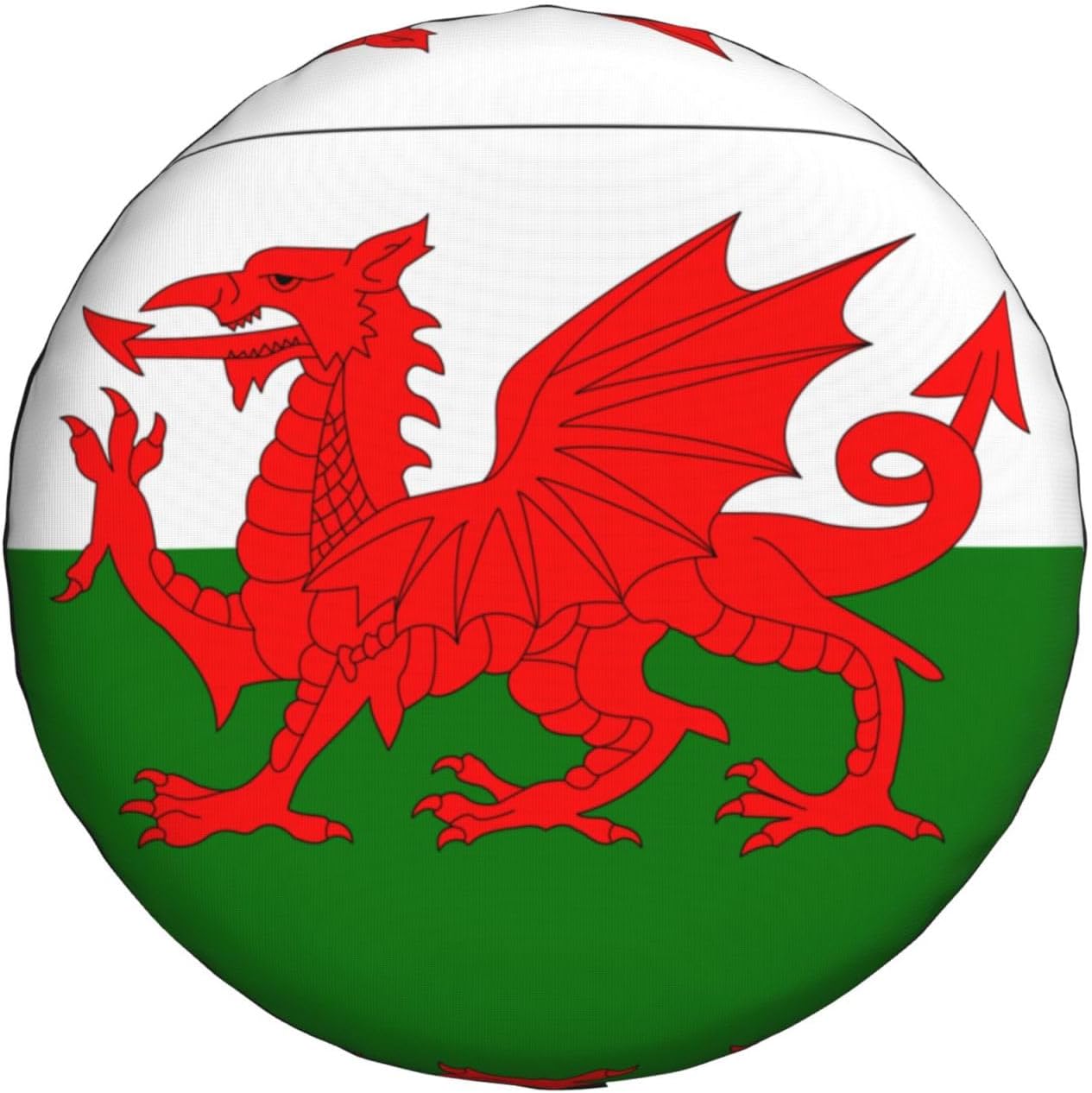 Flag of Wales Print Universal Spare Tire Cover for RV, Jeep | Wheel Protector Fits Rv, Trailer, Jeep, Shield Tires From Sun, Dirt And Rain For Outdoor Storage