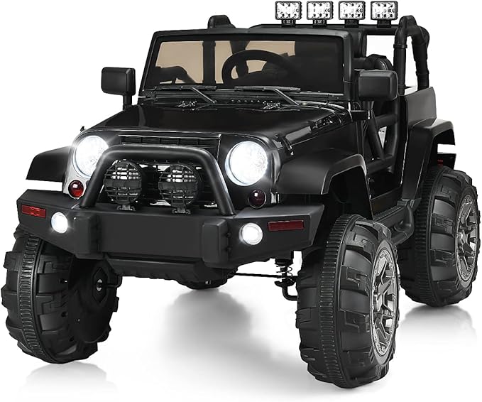 Costzon Ride On Car, 12V Battery Powered Electric Ride On Truck w/Parental by Costzon