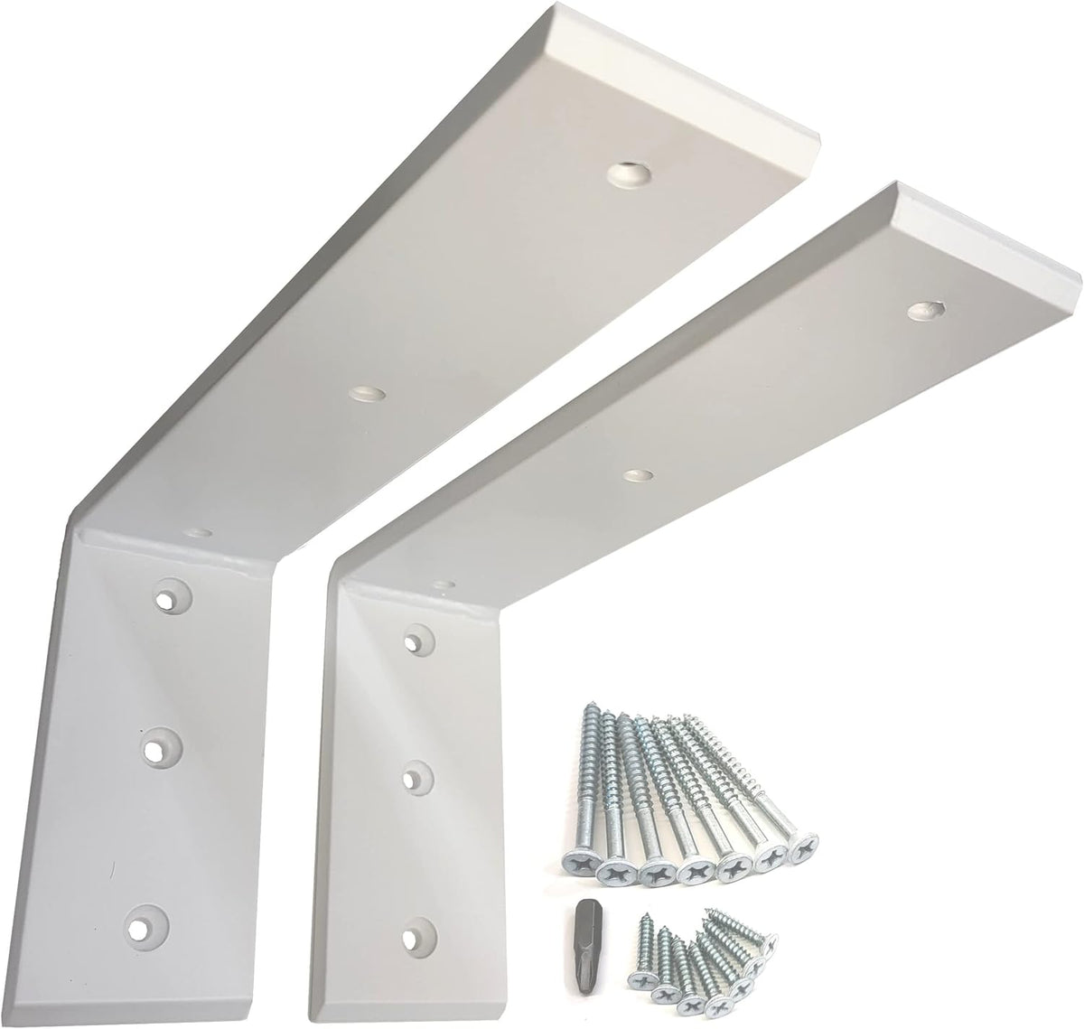 dmax heavy duty l brackets for shelves, countertop, main product view