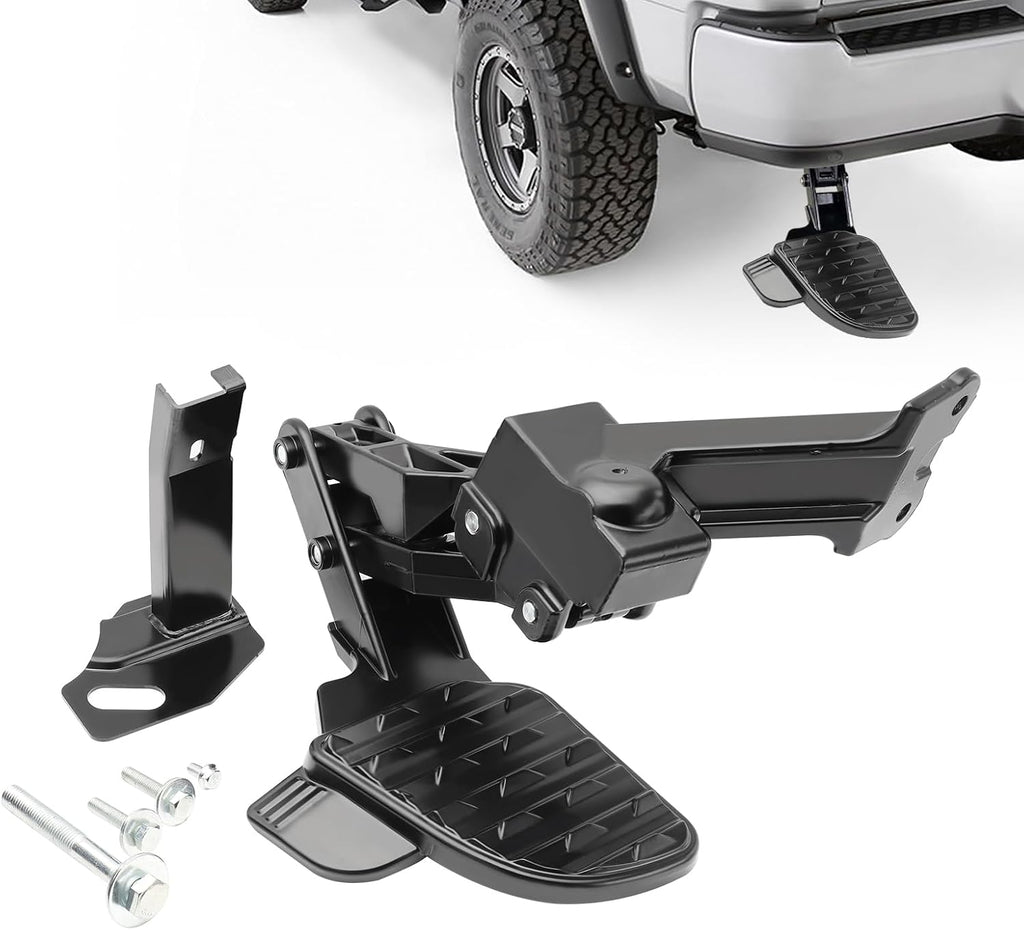 Rear Bed Step,Retractable Bed Step Bumper Step for 2019-2024 Dodge Ram 2500 3500 Truck Rear Tailgate Bedsteps Replaces 82215842AE 82215842AG 82215842AH 82215842AD 82215842AC