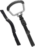 2-in-1 Car Assist Handle Kit, Vehicle Support Grab Bar for Getting in and Out of Car, Adjustable Overhead and Backseat Support Bar with Rubber Grip