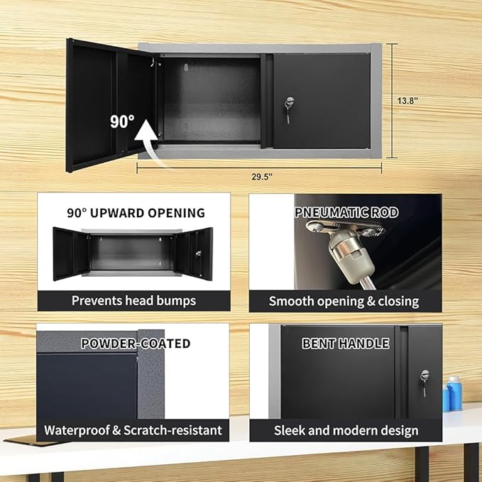 JZD Garage Cabinet System, Tool Storage Cabinets Set - Image 9