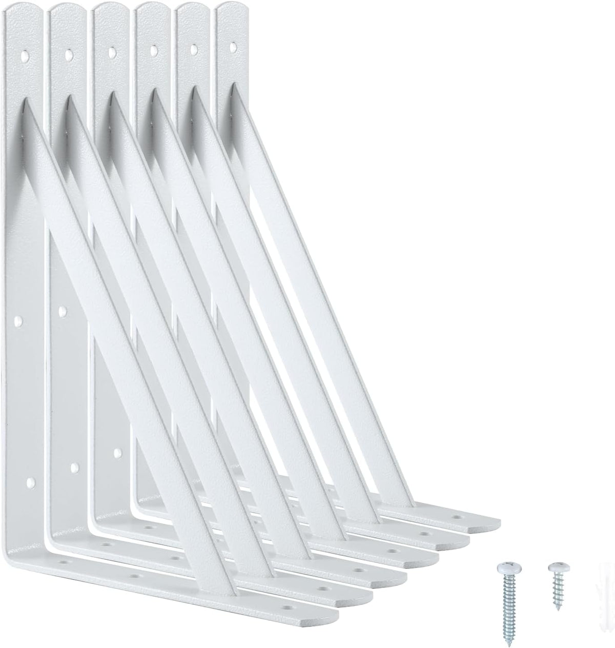 heavy duty shelf brackets, 12 x 8 inch, main product view