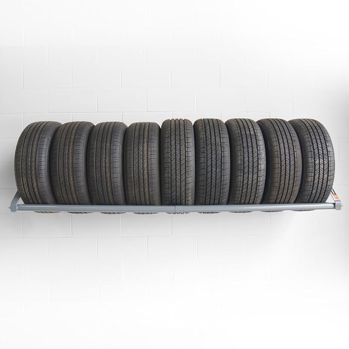 Martins Industries Wall-Mount Tire Rack – Heavy-Duty Steel Storage - Image 4