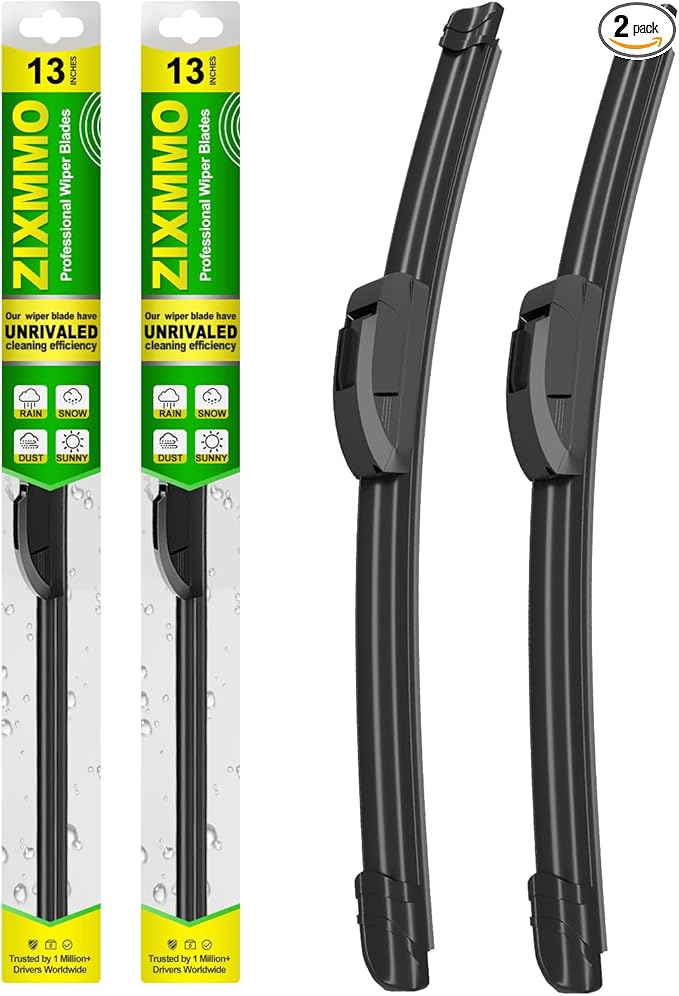 OEM Quality 13in + 13in Premium All-Season Windshield Wiper Blades by ZIXMMOFactoryWiperBlade