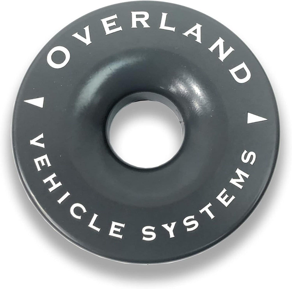 Overland Vehicle Systems Recovery Ring 4.00" 41,000 lb. Gray with Storage Bag