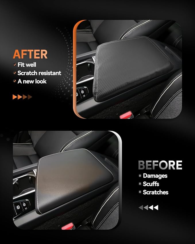 CDEFG for Volvo XC60 2018-2025 Center Console Cover Armrest Box Cover for XC60 - Image 3