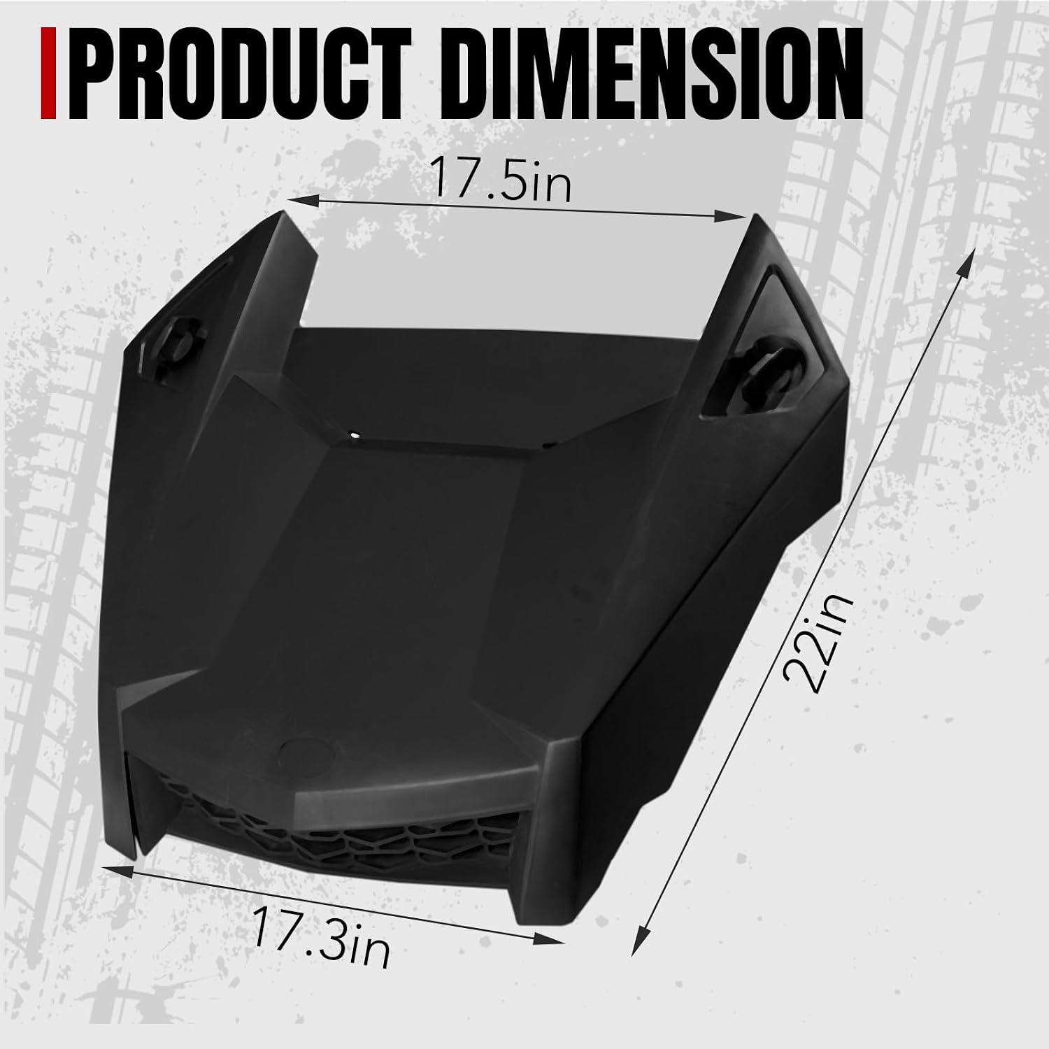 A & UTV PRO Turbo Hood Scoop, Air Intake Kit Compatible with 2019-2023 Polaris RZR XP 1000 / XP 4 1000 / Turbo S/Turbo 4 S Accessories