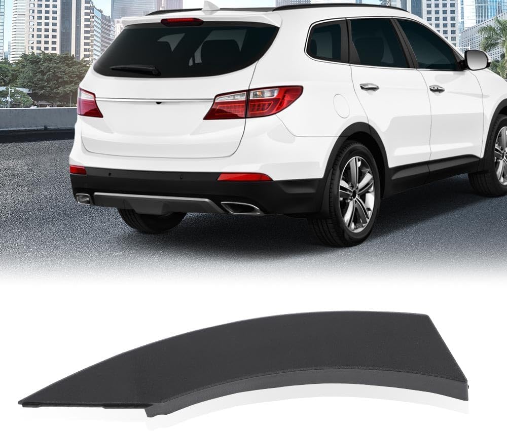 G-PLUS Rear Right Fender Molding Wheel Flare Garnish Compatible with 2013-2018 Hyundai Santa Fe Sport 2.0L & 2.4L US #877424Z000 Smooth PP Plastic