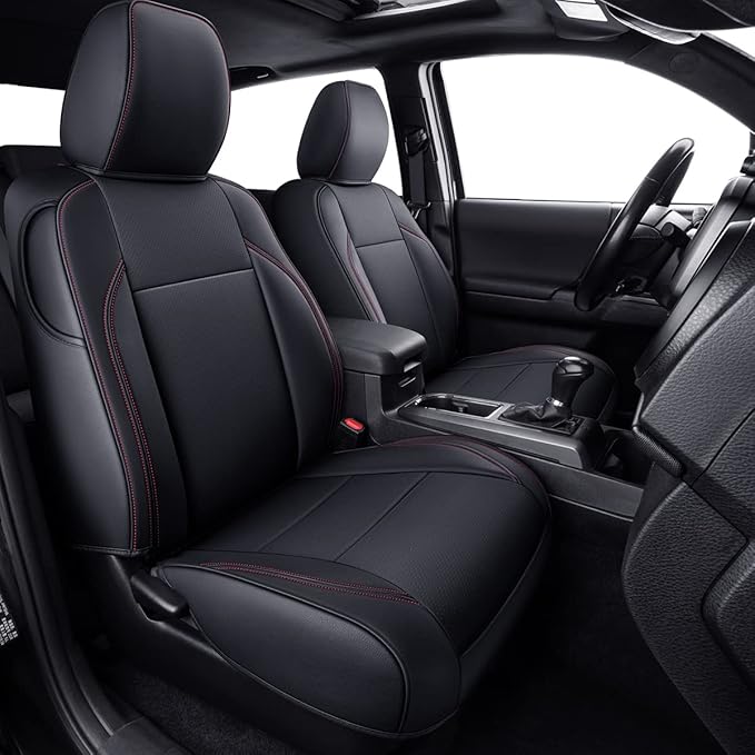 LUCKYMAN CLUB Tacoma Custom Fit Seat Covers by LUCKYMANCLUB