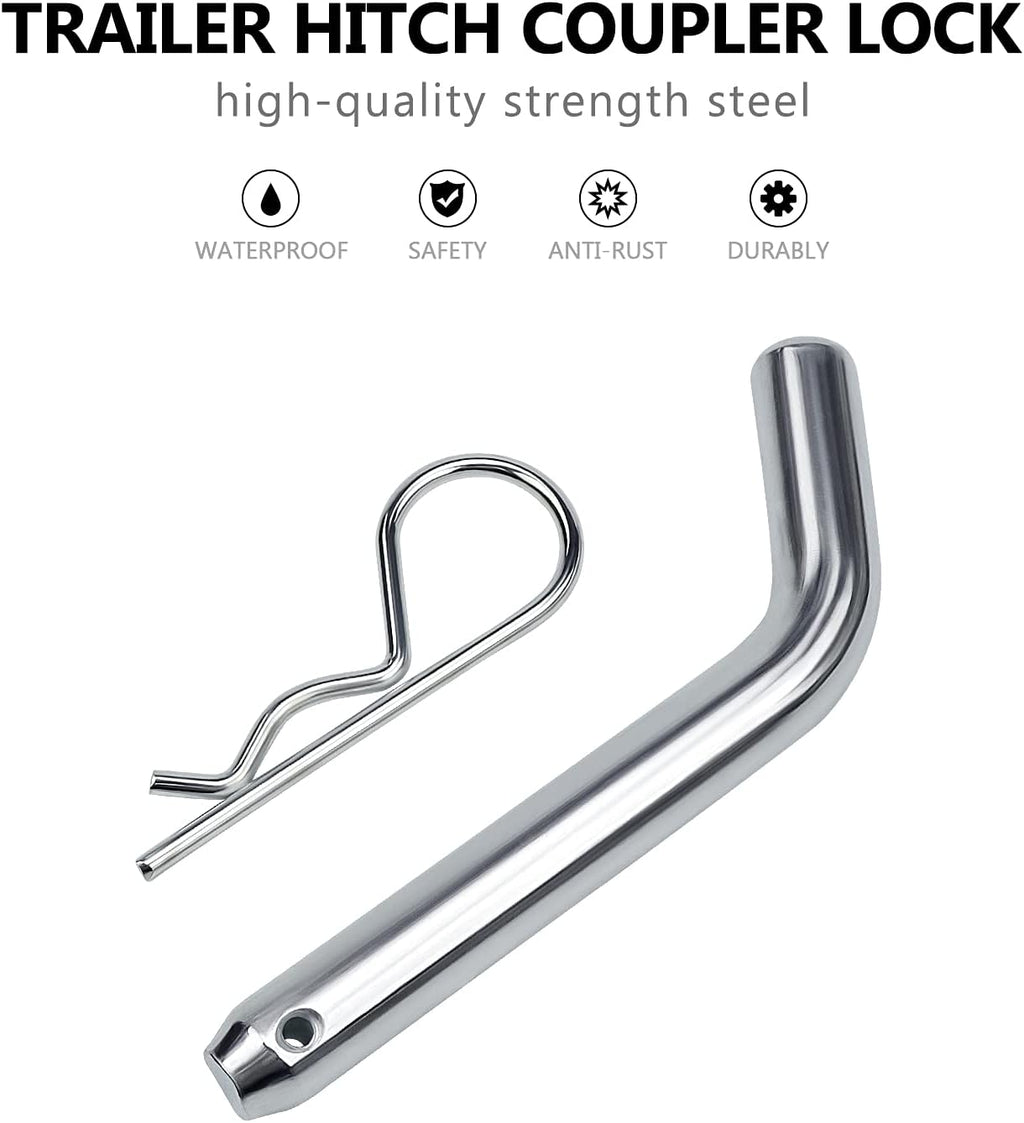 Cenipar Trailer Hitch Pin & Clip with Grooved Head, 5/8-in Diameter, Fits 2 or 2-1/2-in Receiver