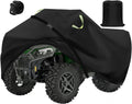 ATV Cover Waterproof Outdoor,Heavy Duty 420D Oxford Cloth,Buckle Straps | 4 Wheeler Covers,Four Wheeler Quad Storage Cover,Tear-Resistant,Anti-UV,Windproof,Elastic Hem,90.5"Lx49.2"Wx51.2"H