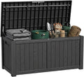 150 gallon outdoor deck box, lockable waterproof outdoor, main product view
