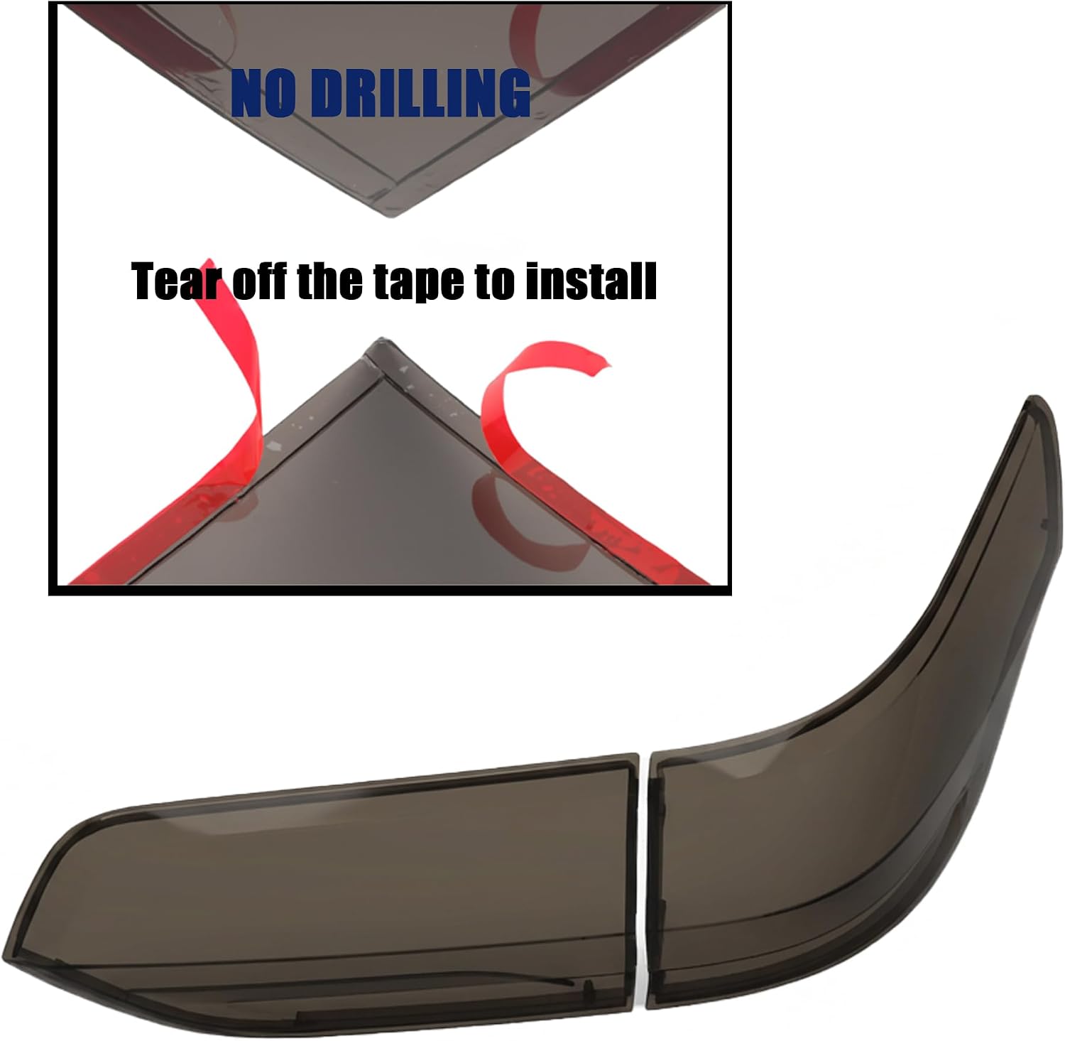 STSEV01 Taillight Cover Trim Fit for JEEP Grand Cherokee 2014-2021 Accessories Altitude/Laredo/Limited/Overland/SRT/Summit/Trailhawk,Tail Light Rear Lamp Protective Guards Exterior Decoration