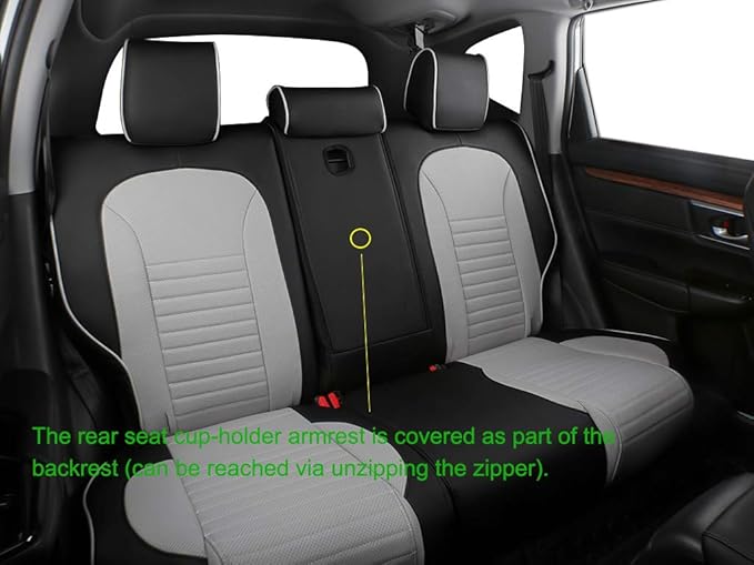 EKR Accord Car Seat Covers for Honda Accord EX-L, Hybrid 2018 2019 2020 2021 - Image 5